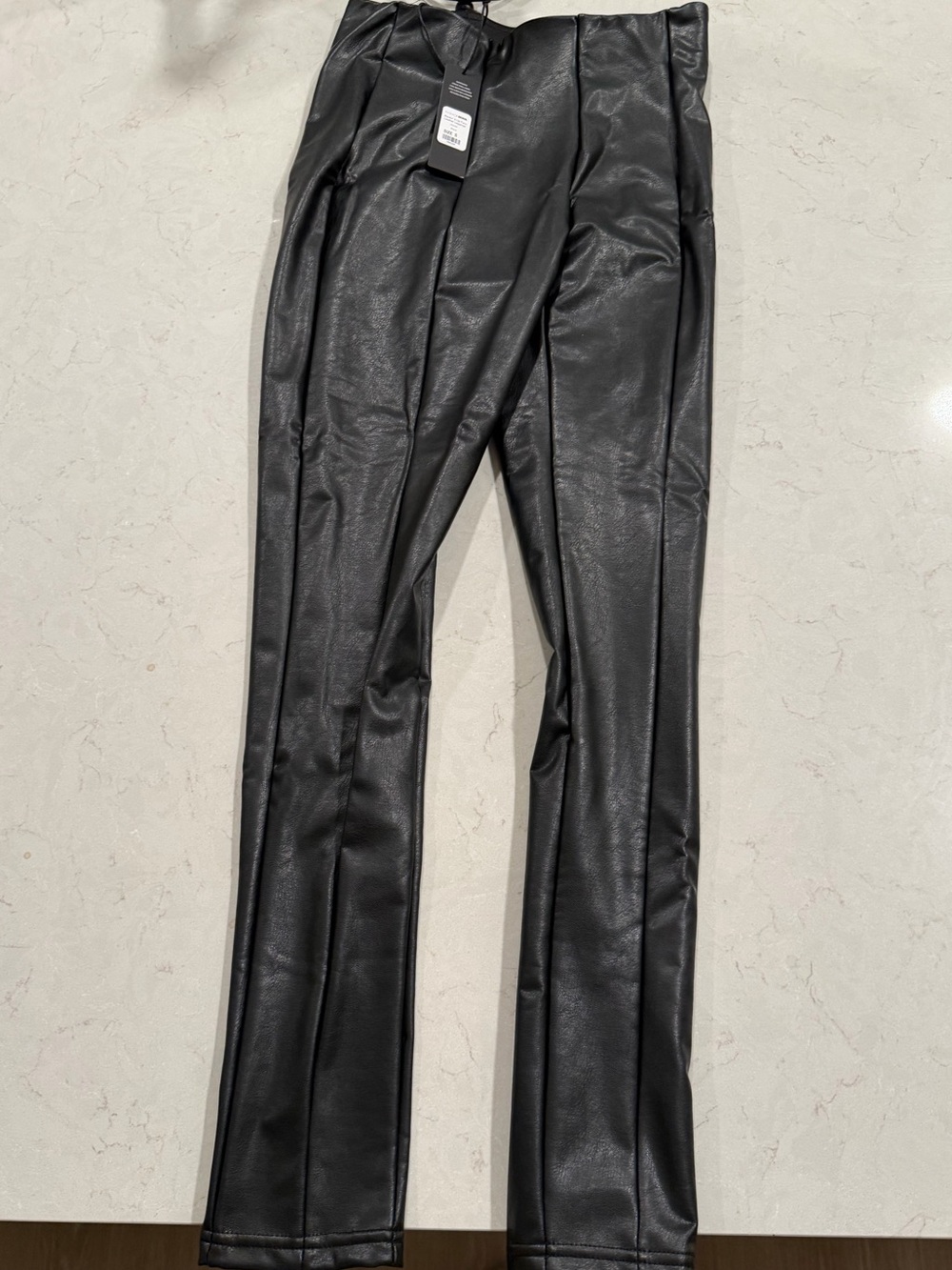 Fashion Nova Black Faux Leather Leggings